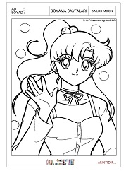 Sailor Moon boyama sayfaları